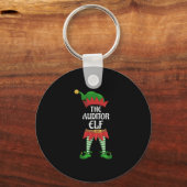 Porte-clés Auditeur Elf Groupe de jumelage de famille Noël (Recto)