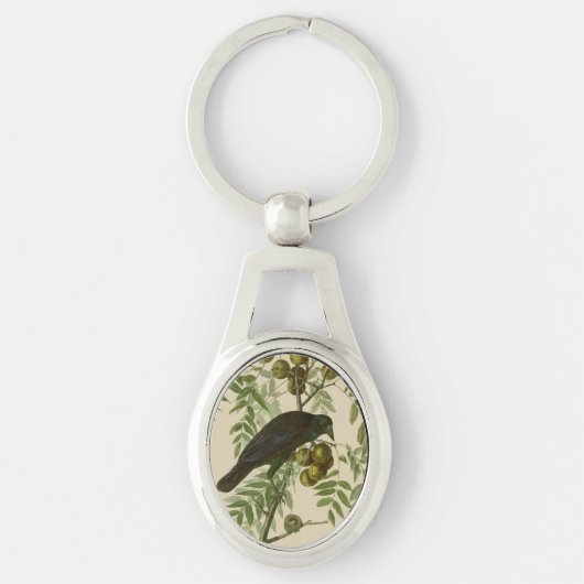 Porte-clés Audubon American Crow Black Bird (Devant)