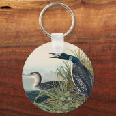 Porte-clés Audubon Bird Loon Diver Classic (Recto)