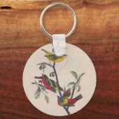 Porte-clés Audubon Peint Bunting Bird Wildlife (Recto)