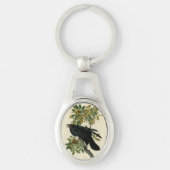 Porte-clés Audubon Raven Oiseau classique (Devant)