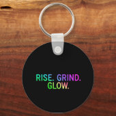 Porte-clés AUGMENTE. GRIND. GLOW - Porte - clé de devis motiv (Verso)