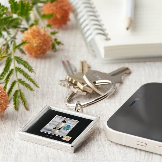 Porte-clés Augmenté par des pingouins (Côté)