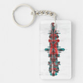 Porte-clés Augsbourg Allemagne Skyline (Devant)