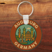 Porte-clés Augsburg Germany Cityscape (Recto)