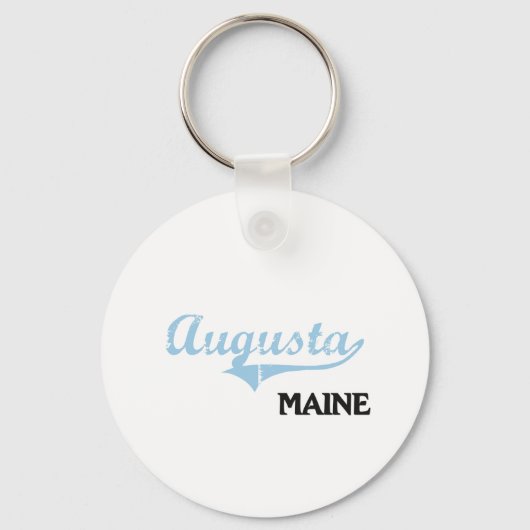 Porte-clés Augusta Maine City Classic (Recto)