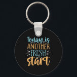 Porte-clés Aujourd'Hui Est Un Nouveau Début Motivationnel Cit<br><div class="desc">Aujourd'hui est un nouveau départ. Un slogan inspirant et motivant pour ceux qui sont sur le point de commencer à un régime alimentaire ou un jouney de remise en forme. Ce joli produit de typographie d'écriture manuscrite est parfait pour redémarrer la résolution de votre nouvelle année et recommencer. Diffusez de...</div>