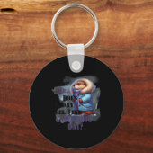 Porte-clés Aunt Of A Heart Warrior Heart Disease Messy Bun Wo (Recto)