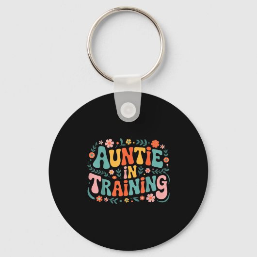Porte-clés Auntie In Training Aunt Shirt For Hostal Labor Nep (Recto)