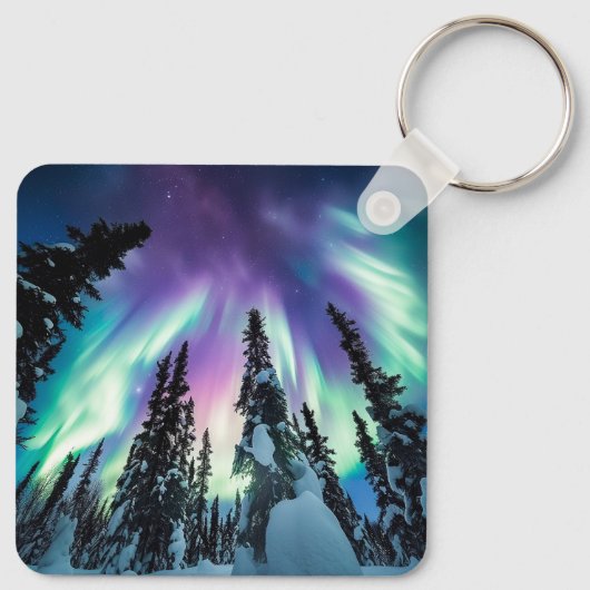 Porte-clés Aurora Borealis Iridescendant Twilight (Dos)