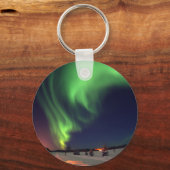 Porte-clés aurores boréales au lac Bear (Recto)