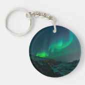 Porte-clés aurores boréales aurora boréales étoiles Alaska (Devant)