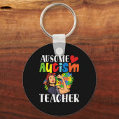 Porte-clés Ausome Autisme Handicap des enseignants Mois 1 (Verso)