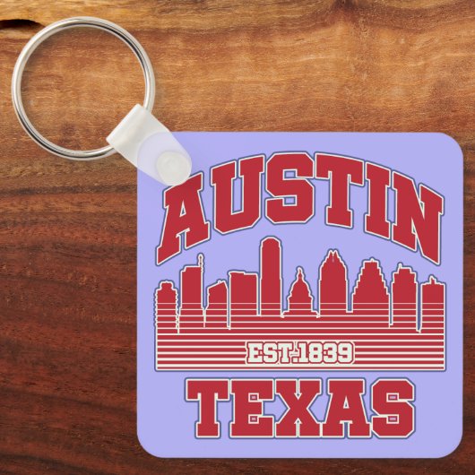 Porte-clés Austin, Texas (Recto)