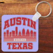 Porte-clés Austin, Texas (Verso)
