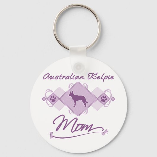 Porte-clés Australian Kelpie Maman (Recto)