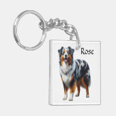 Porte-clés Australian Shepherd  (Devant gauche)