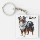 Porte-clés Australian Shepherd  (Devant)