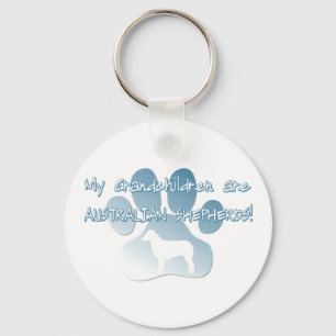 Porte-clés Australian Shepherd Grandchildren Keychain