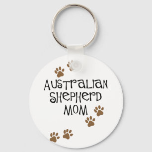 Porte-clés Australian Shepherd Mom