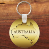 PORTE-CLÉS AUSTRALIE D'OR (Recto)