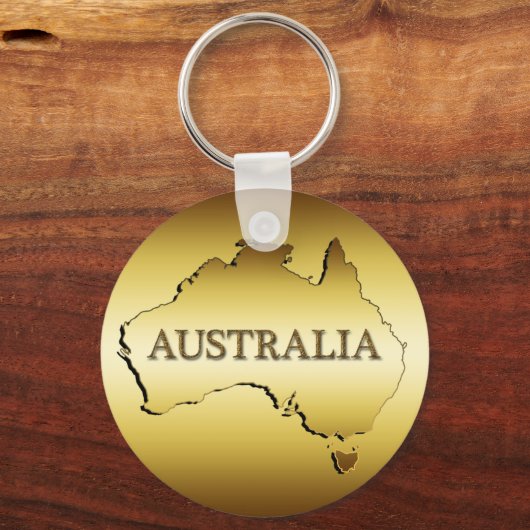 PORTE-CLÉS AUSTRALIE D'OR (Recto)