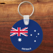 Porte-clés Australie Drapeau charmant patriotique (Recto)