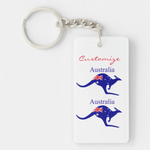 Porte-clés Australie : Drapeau Kangaroo Thunder_Cove