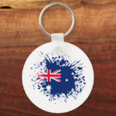 Porte-clés Australie Souvenir Landmark, Australie Drapeau Voy (Recto)