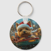 Porte-clés Australie Terrier Dog Roller Dessous de verre Noël (Verso)