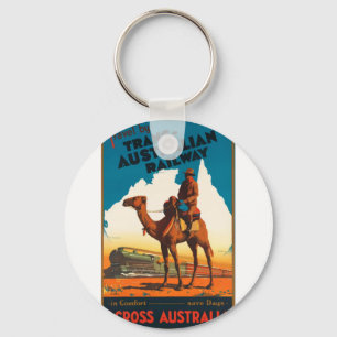 Porte-clés Australie Vintage voyage