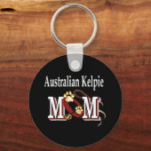 Porte-clés australien kelpie maman Porte - clé (Recto)
