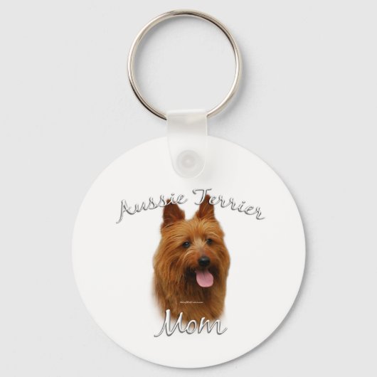 Porte-clés Australien Terrier Maman 2 (Recto)