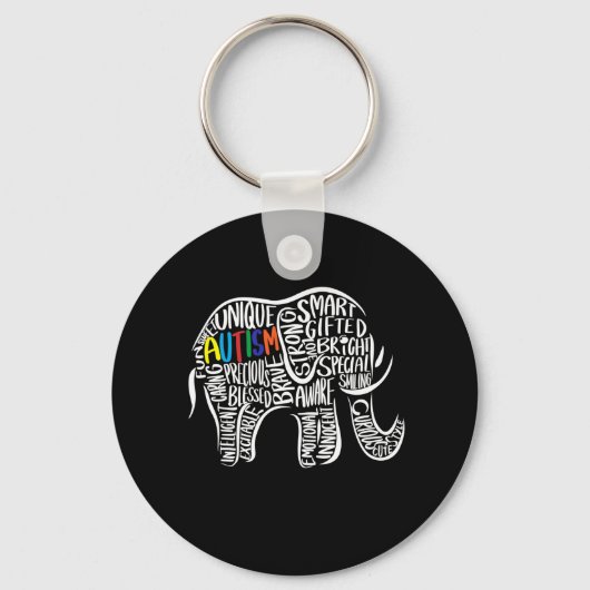 Porte-clés Autism (Recto)