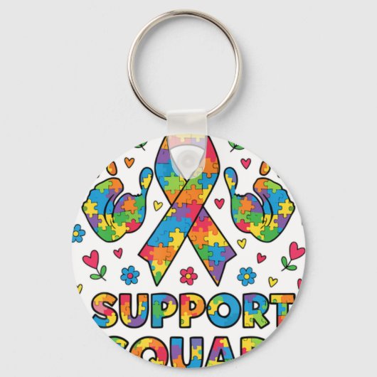 Porte-clés Autism Awareness Its Ok To Be Different Mo (Recto)