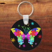 Porte-clés Autism Butterfly (Recto)