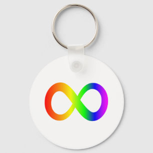Porte-clés Autism Infinity Symbol Keychain