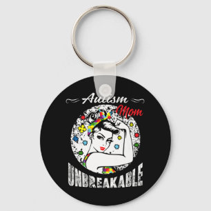 Porte-clés Autism Mom Unbreakable T-shirt Sensibilisation sur
