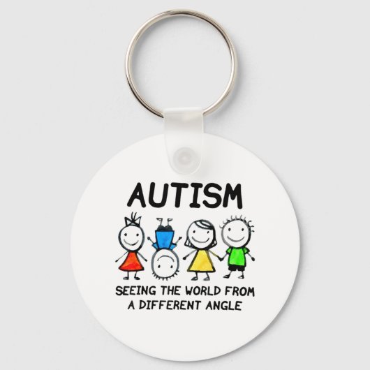 Porte-clés Autism Seeing The World From A (Recto)