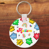 Porte-clés autisme (3 (Recto)