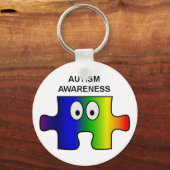 Porte-clés Autisme/Aspergers soutien et sensibilisation (Recto)