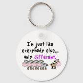 Porte-clés Autisme différent (Recto)