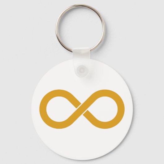 Porte-clés Autisme Gold Infinity Porte - clé (Recto)