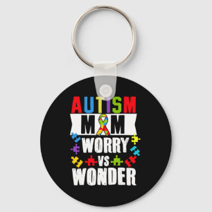 Porte-clés Autisme Maman S'Inquiète Vs Wonder Handicap