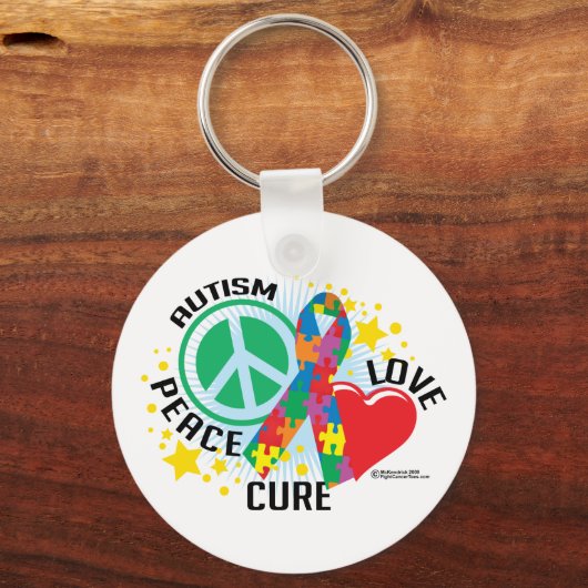 Porte-clés Autisme PLC (Recto)