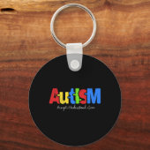 Porte-clés Autisme Puzzle Accepter Comprendre l'amour Autisme (Recto)