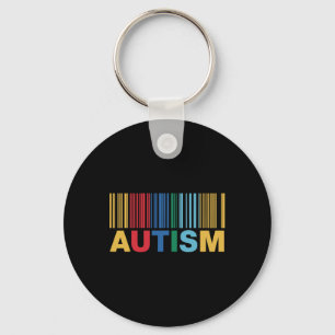 Porte-clés Autisme Sous-code Sensibilisation Inclusion Artwor