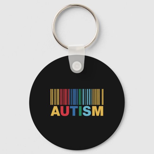 Porte-clés Autisme Sous-code Sensibilisation Inclusion Artwor (Recto)