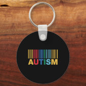 Porte-clés Autisme Sous-code Sensibilisation Inclusion Artwor (Recto)