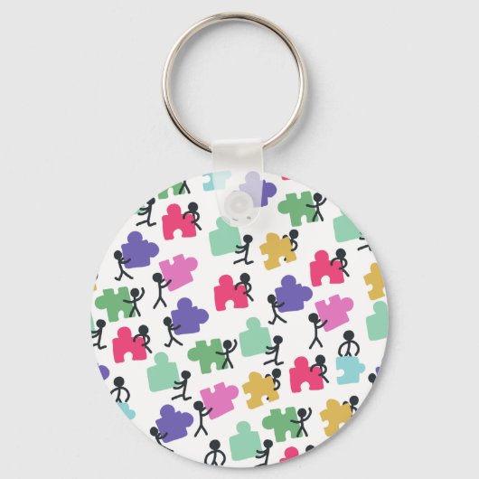 Porte-clés autistes (Recto)